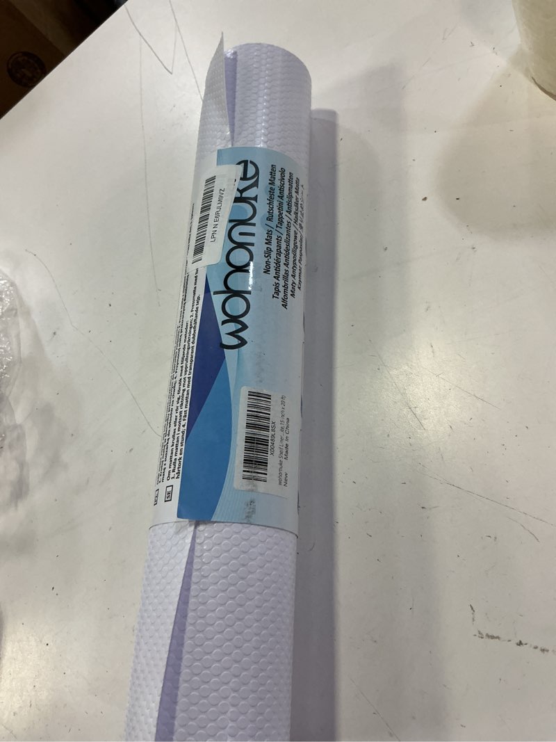 Condition photo showing Good Condition for shelf liners 15 inch x 20 ft shelf liners for kitchen cabinets nonstick shelf lining drawer mats eva protector for cupboard (white,15 inch x 20 ft) white 15"w x 240"l
