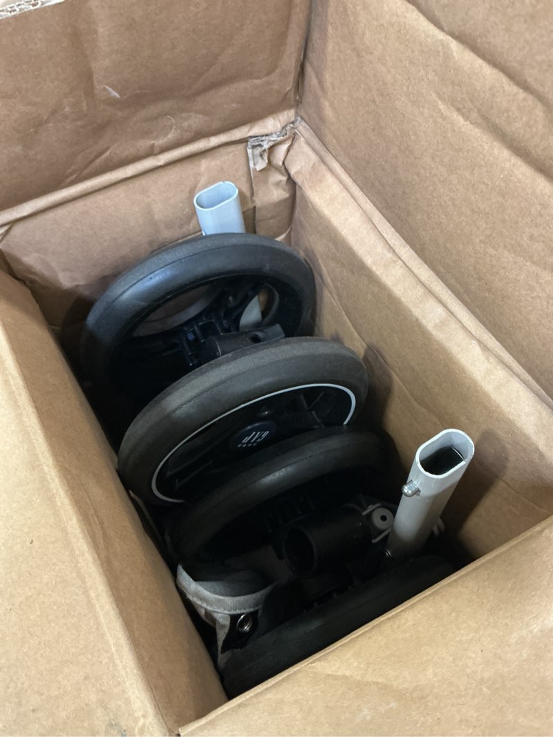 Condition photo showing Good Condition for babyGap Classic Stroller - Lightweight Stroller with Recline, Compact Fold & Removable Parent Organizer - Made with Sustainable Materials, Grey Stripes