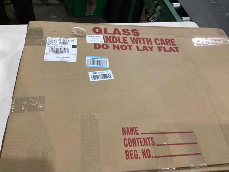 Condition photo showing New/Like New for Dog Back Seat Cover Hard Bottom Truck Back Seats Protector, Large Backseat Extender for Dogs, Car Pet Rear Seat Covers Waterproof Dog Hammock Travel Accessories for Truck For Full Size Truck / Full Size SUV Black with Hard Bottom