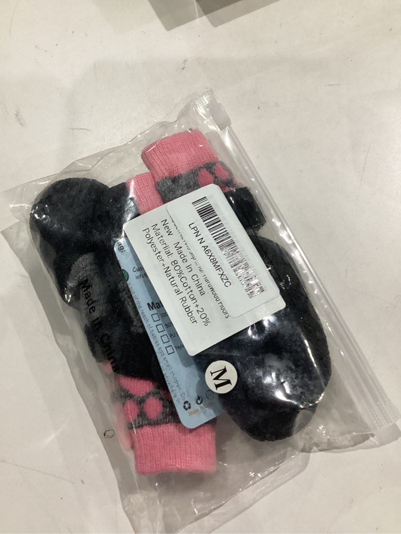 kooltail anti slip dog socks for hot/clod pavement to prevent licking paws for hardwood floors, trac