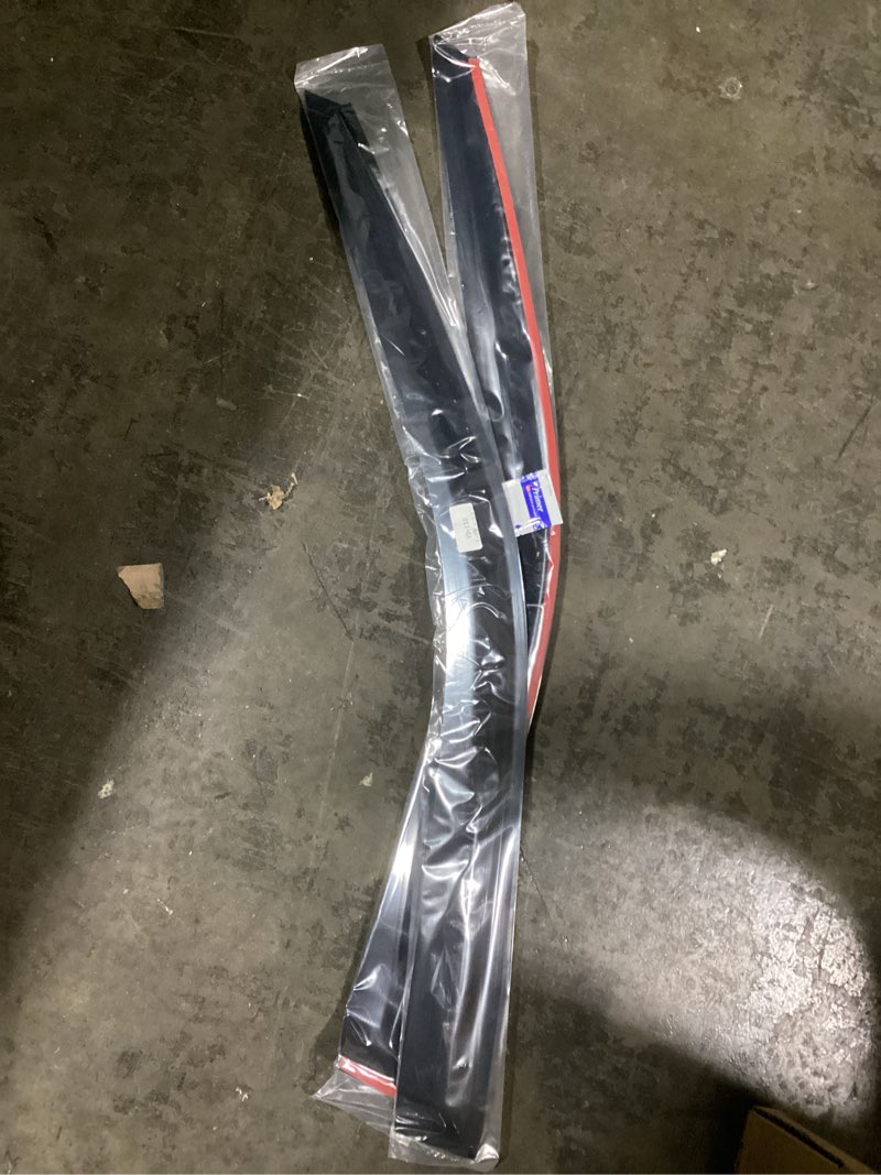 Condition photo showing As Is for Similar to Auto Dynasty 2Pcs in-Channel Window Visor Compatible with 1999-2015 Ford F-250/F-350/F-450/F-550 Super Duty, Deflector Rain Guard 99-15 Ford F250-F550 Super Duty