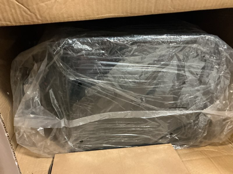 Condition photo showing Good Condition for 12qt large double air fryer, 10-in-1 dual airfryer with 2 baskets & syncheat tech for even cooking, stacked compact design, smart finish & match cook, pfas-free nonstick, dishwasher safe, black