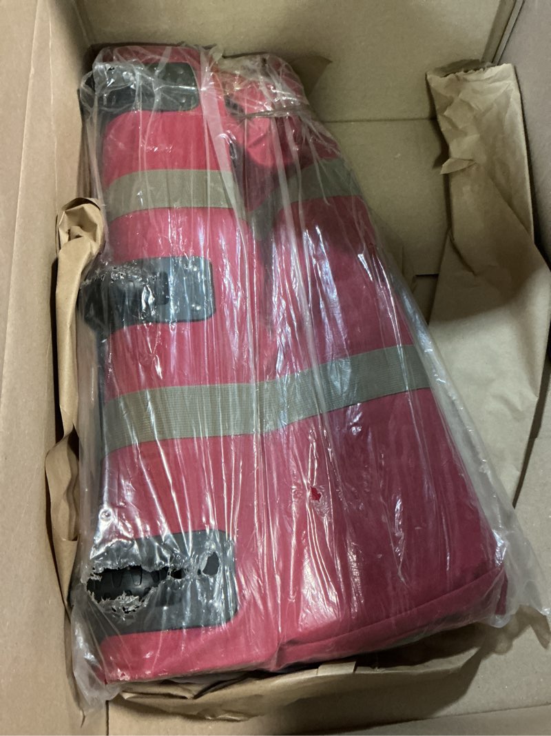 Condition photo showing Good Condition for rolling christmas tree storage bag - heavy-duty storage bags for 12ft artificial trees, seasonal décor, packing, moving, and more by elf stor (red)