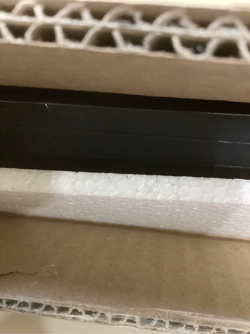 Condition photo showing Good Condition for wiscet 16x24 picture frame set of 4, display picture 12x18 with mat or 16x24 poster frame without mat, horizontal or vertical wall mounting, black black 16x24