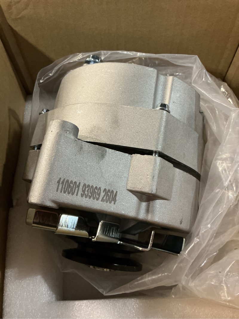Condition photo showing Good Condition for 1 wire system gm self-exciting alternator for 10si sbc bbc replacement 12v 105amp astou alternator for 7127-se105 adr0335 400-12340 20-102-7
