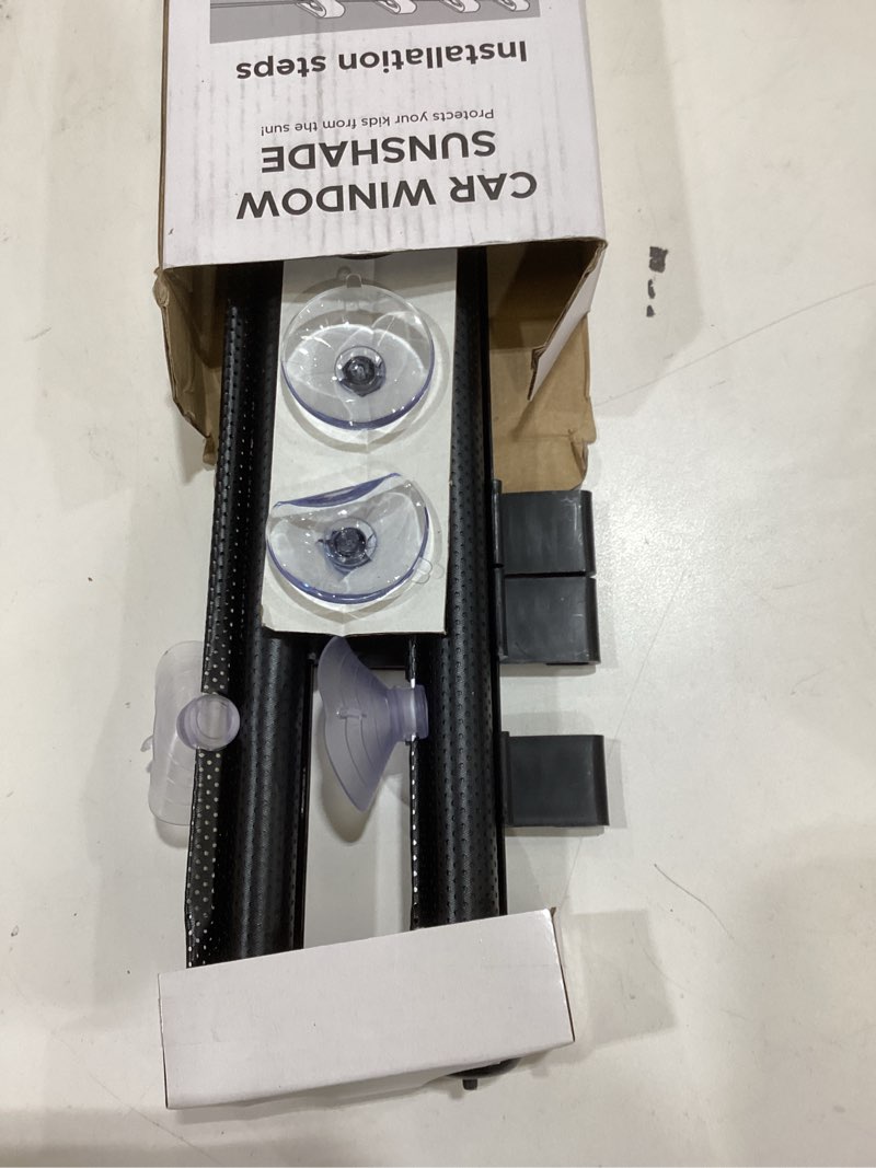 Condition photo showing Good Condition for econour window shades for car baby (2 pack) | retractable car window shade for baby for sun protection for kids, passengers & pets in the back seat | car window covers for trucks | (20”x22”) x-large