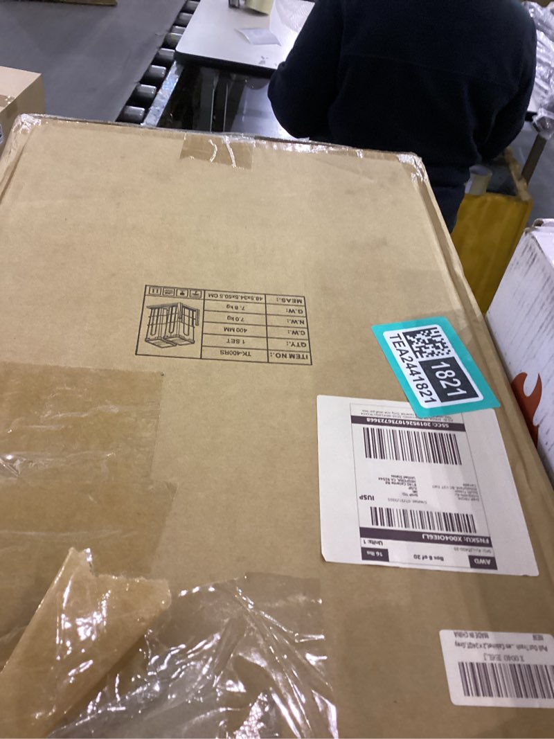 Condition photo showing New/Like New for Pull Out Trash Can Under Cabinet With lids Dual Sliding Trash Can Under Sink Garbage Can Pull Out Recycling Bin Soft close slides, Door Mounting Kit Pullout Trah Cans for Kitchen Cabinet,2×24Q,Grey