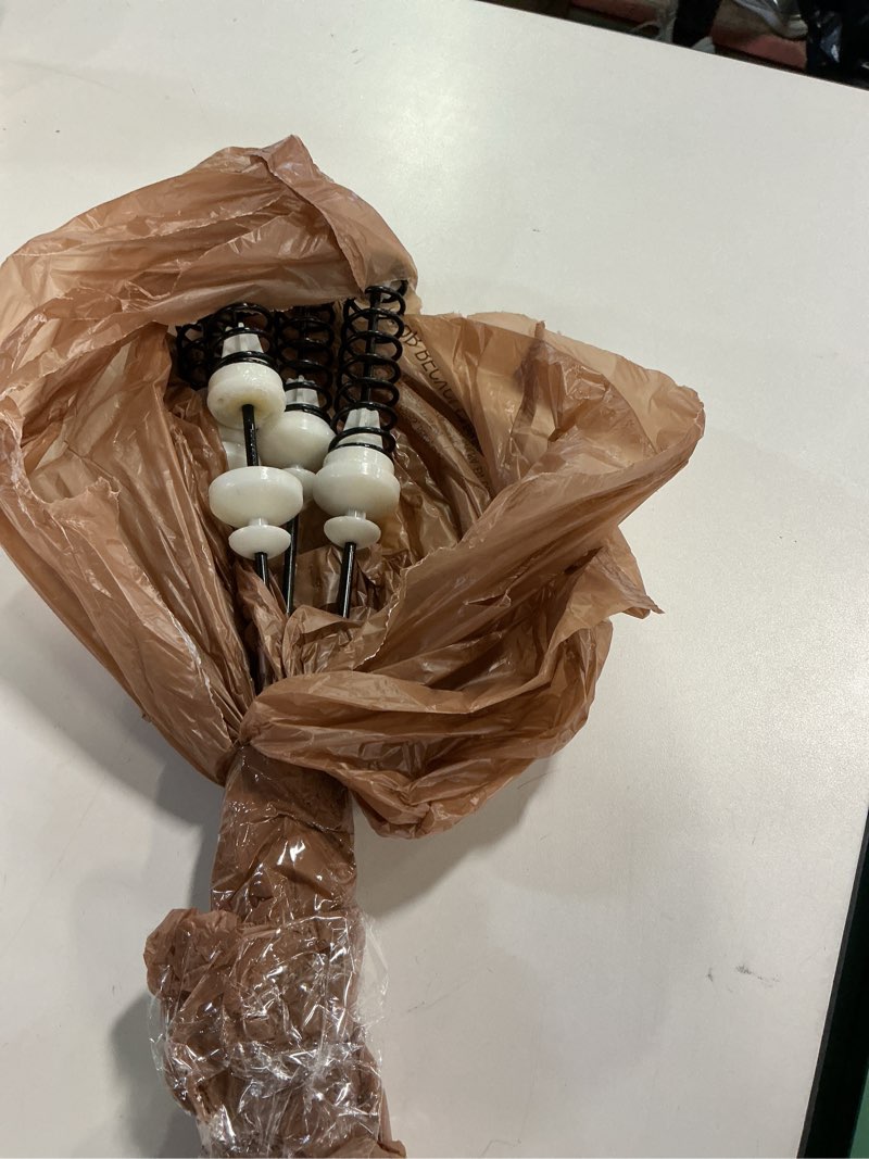 Condition photo showing As Is for Washer Suspension Rod Kit fits Amana NTW4501XQ0 NTW4600YQ0 NTW4600YQ1 NTW4700YQ1, fits Maytag MVWC200BW0 MVWC200BW1 MVWC215EW1 MVWC300BW0 MVWC300BW1, fits Admiral ATW4676BQ0 ATW4516HW0