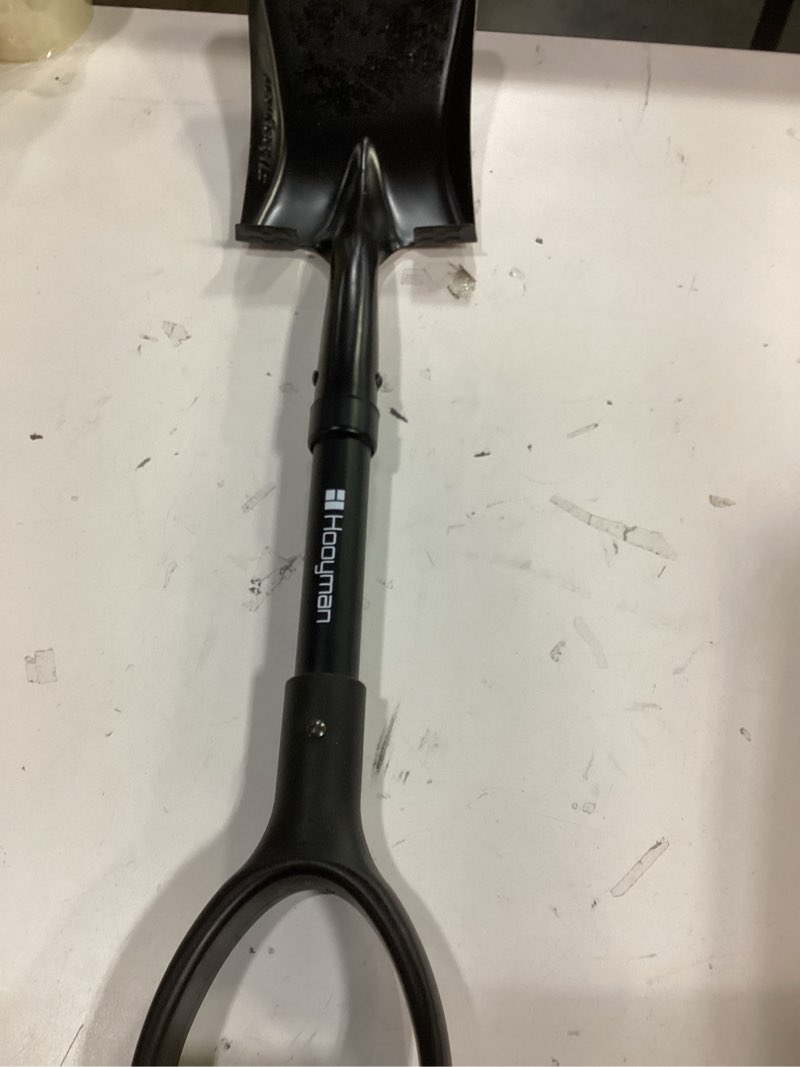 Condition photo showing Good Condition for Hooyman Mini Transfer Shovel with Heavy Duty Carbon Steel Construction, Ergonomic No-Slip H-Grip Handles, D Handle, and Oversized Steps for Gardening, Land Management, Yardwork, Farming, and Outdoors