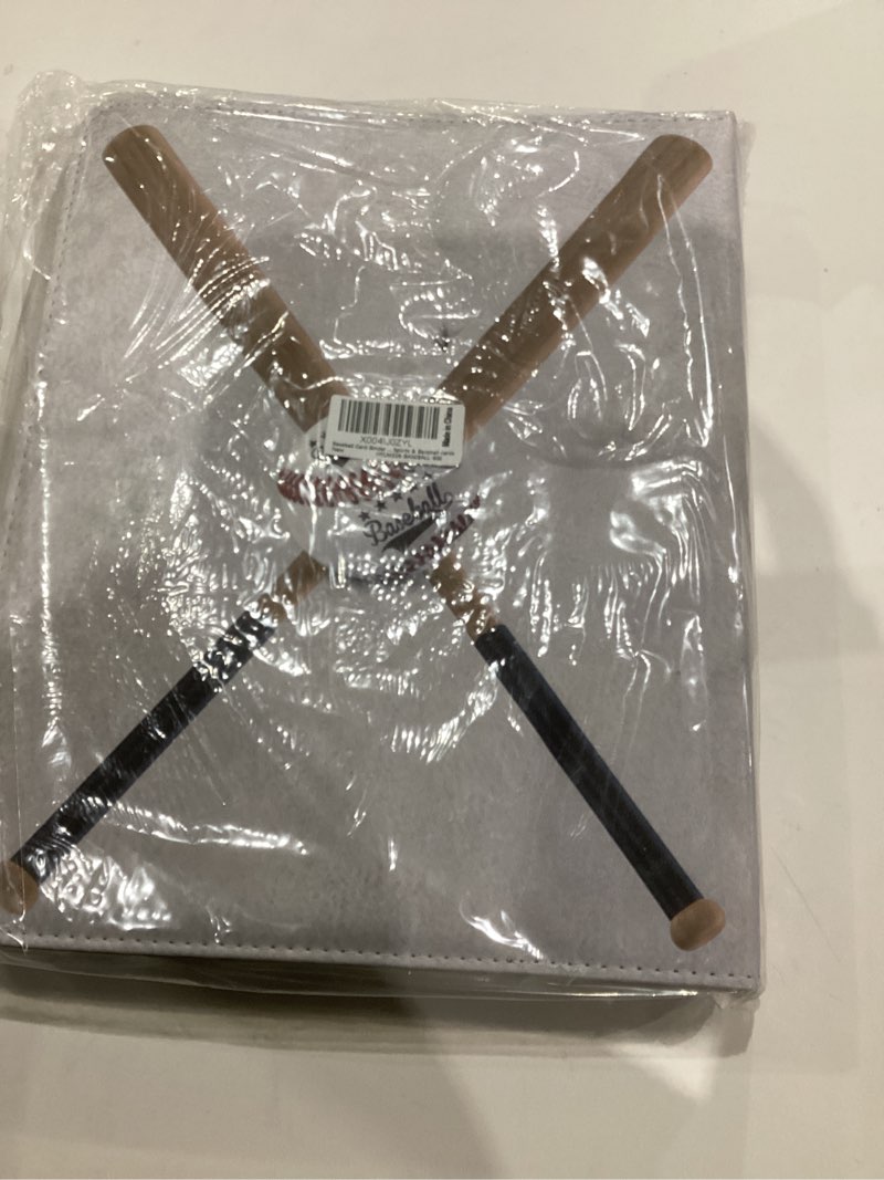 Condition photo showing New/Like New for 900 Pockets Baseball Card Binder, 9 Pocket Sports Card Binder with Zipper with 50 Removable Baseball Card Sleeves, Fit for Trading Cards 900 slots HY06-BASEBALL-900