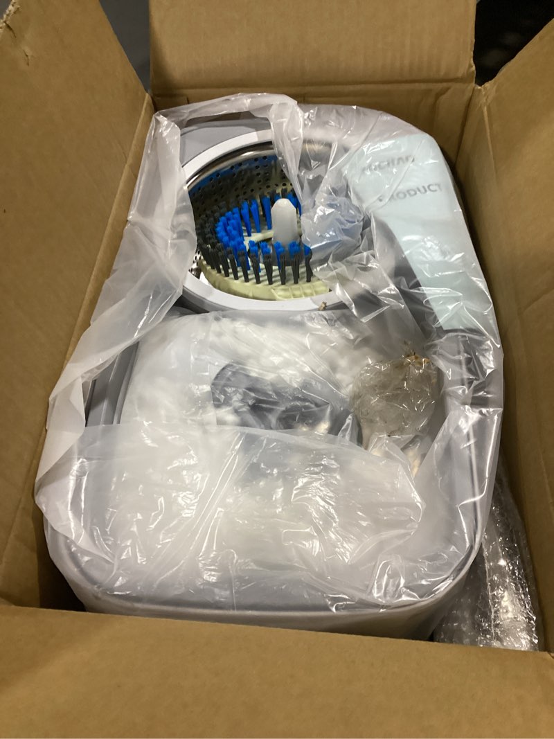 Condition photo showing Good Condition for Spin Mop Bucket Deluxe 360 Spinning Floor Cleaning System with 6 Microfiber Replacement Head Refills,62" Extended Handle,4X Wheel for Home Cleaning