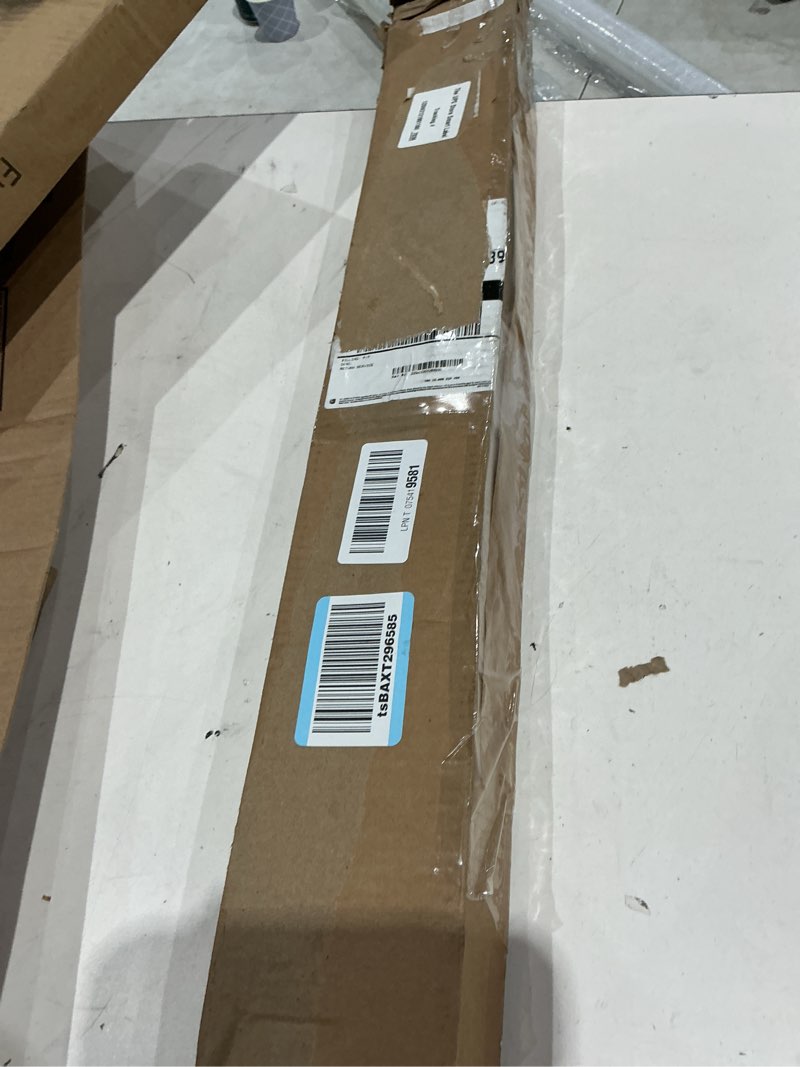 Condition photo showing Good Condition for lazblinds cordless cellular shades, no tools no drill blackout honeycomb shades pleated blinds for windows, 34.5'' w x 48'' h, silver white blackout-silver white 34 1/2'' w x 48'' h