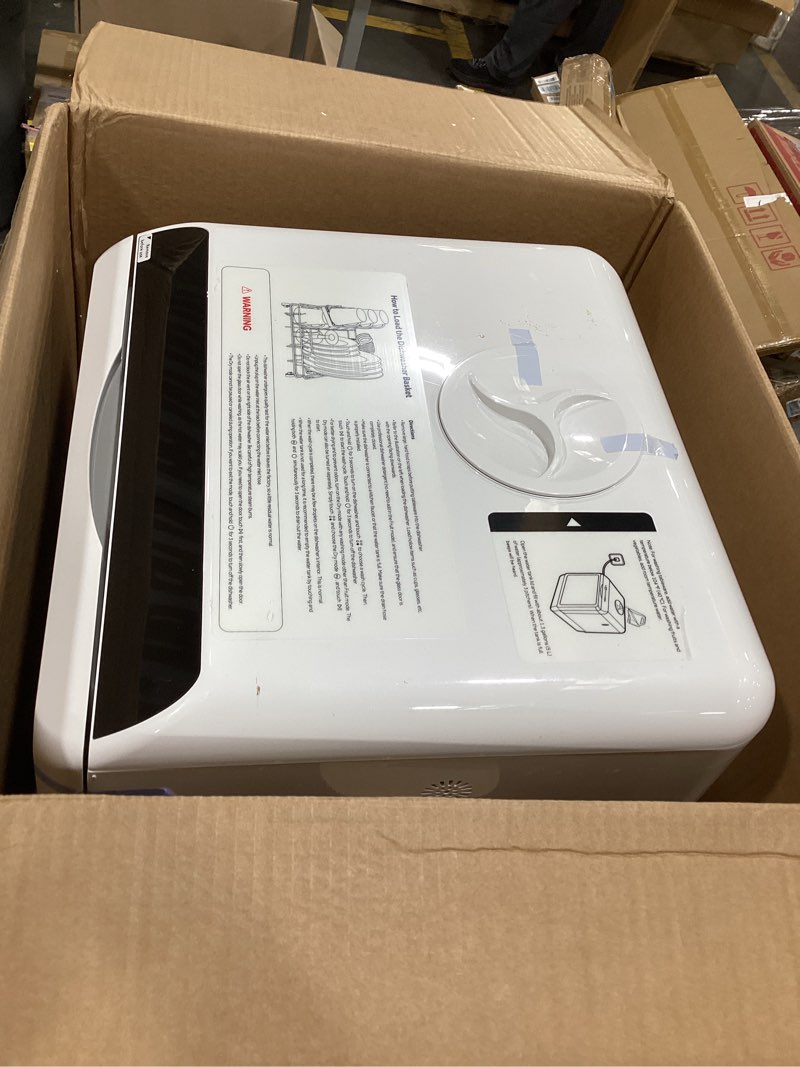 Condition photo showing Good Condition for novete portable countertop dishwashers, compact dishwashers with 5l built-in water tank & inlet hose, 5 washing programs, baby care, air-dry function and led light for small apartments