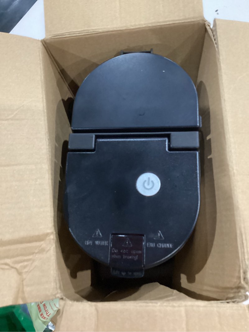 Condition photo showing As Is for ranbomer k cup coffee maker, single serve coffee machine or ground coffee machine 2 in 1, 6 to 14 oz brew sizes, mini one cup coffee maker with self cleaning function. black