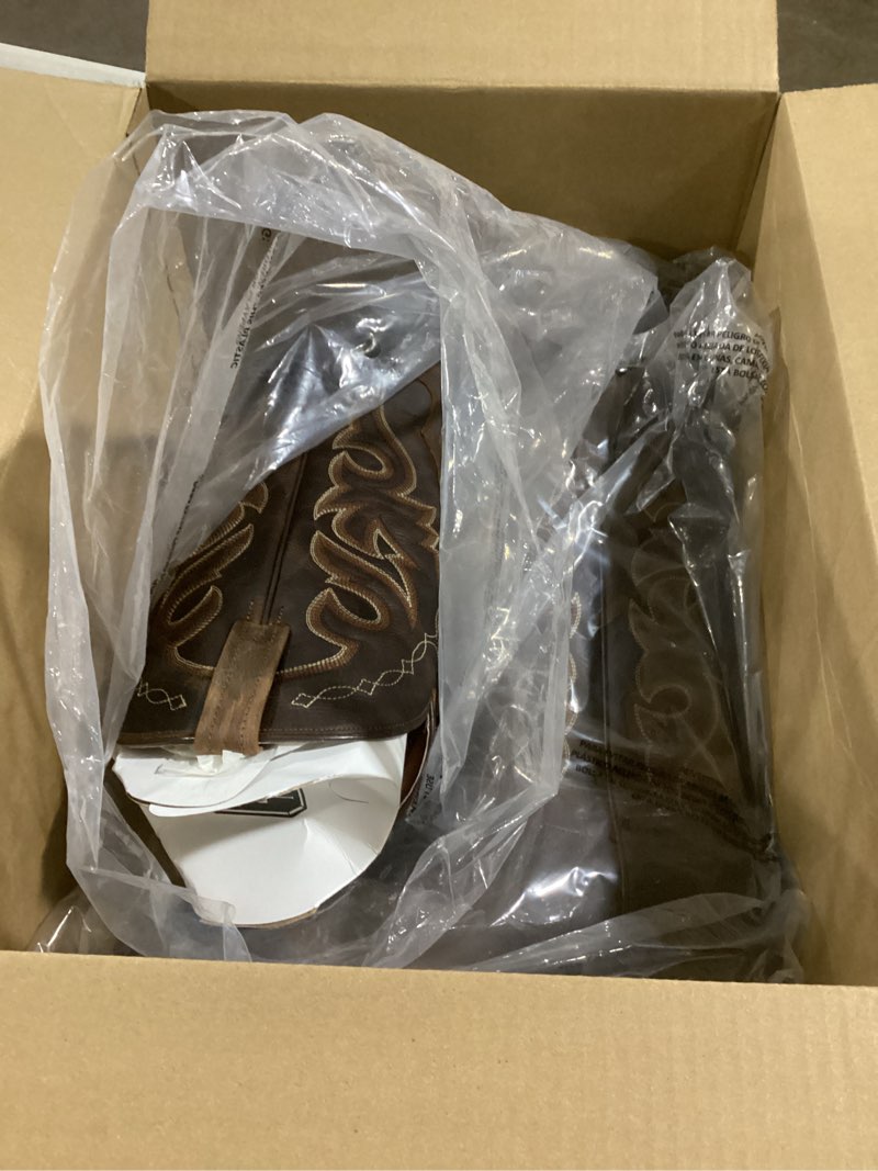 Condition photo showing Good Condition for Dan Post Mens Milwaukee Embroidered Narrow Round Toe Casual Boots Mid Calf - Black 9.5 Bay Apache