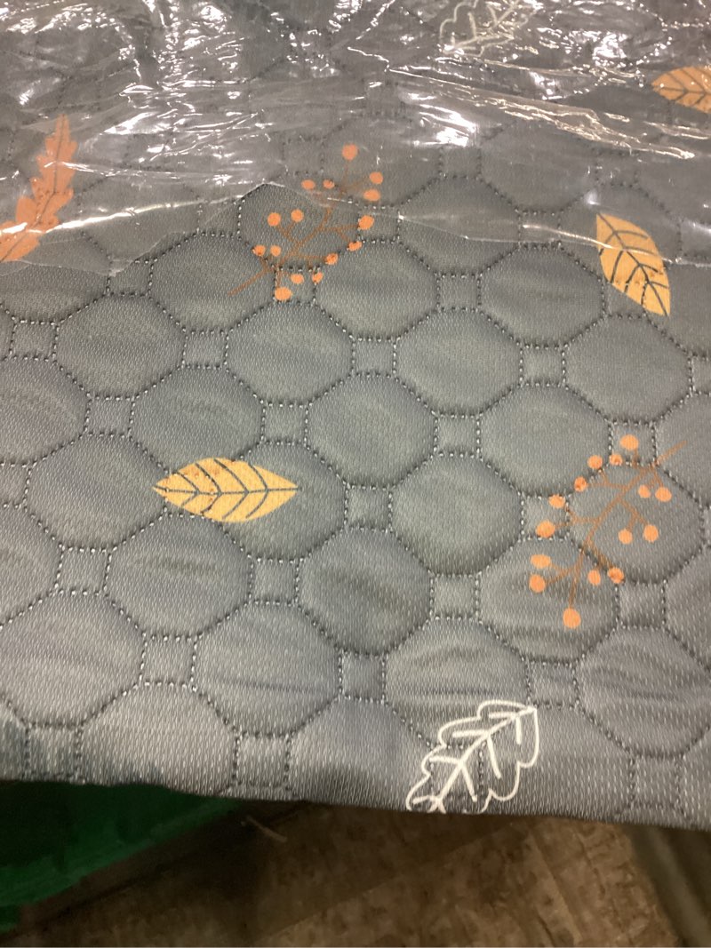Condition photo showing Good Condition for washable pee pads for dogs - 2 pack puppy pads with super absorbent, non-slip, reusable pee pads specifically designed for dog playpen, crate, whelping box, floor - 36" x 41", grey leaves - deep grey 36x41 inch (pack of 2)