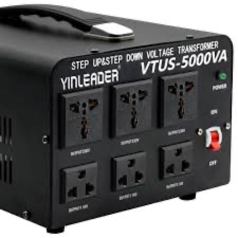 5000W Voltage Converter Transformer(110V to 220V or 220V to 110V) Step Up/Down Converter 110/120 Vol