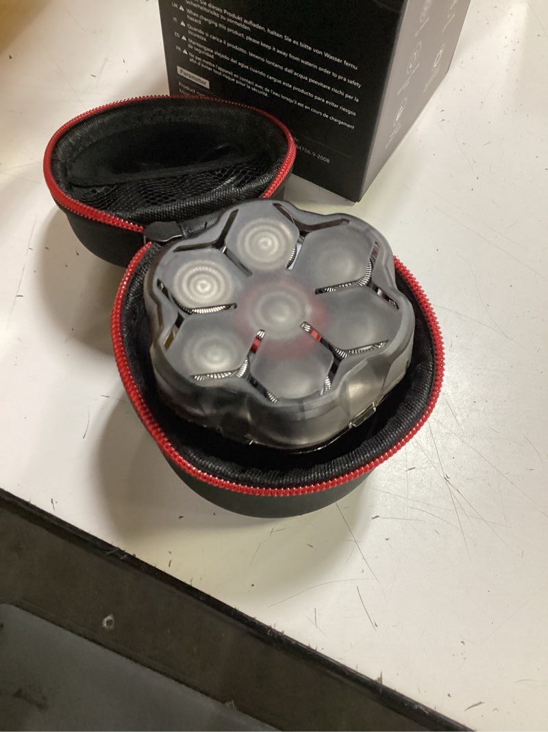 Condition photo showing Good Condition for men's electric rotary shavers bald?2026 upgrade 7d floating electric shaver with led display, ipx6 waterproof, type-c fast charge, magnetic heads, travel case - ideal men's grooming gift