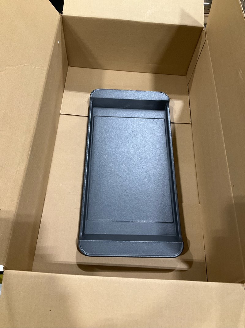 Condition photo showing Good Condition for upgraded dg61-00563a griddle replacement for samsung stove parts top griddle plate samsung gas range cooktop parts nx58h5600ss nx58h9500ws cast iron center burner griddle pan 1 pcs