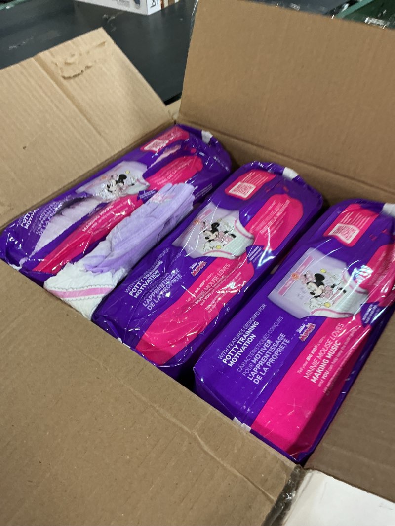 Condition photo showing As Is for Pull-Ups Girls' Potty Training Pants, Size 4T-5T Training Underwear (38-50 lbs), 99 Count (3 Packs of 33) 4T-5T 99