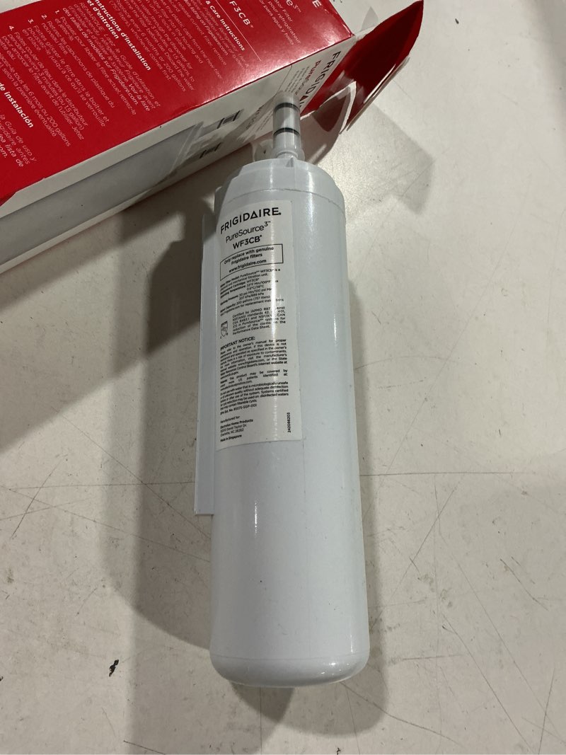 Condition photo showing As Is for frigidaire wf3cb puresource3 refrigerator water filter, white, 1 count (pack of 1) 1 pack