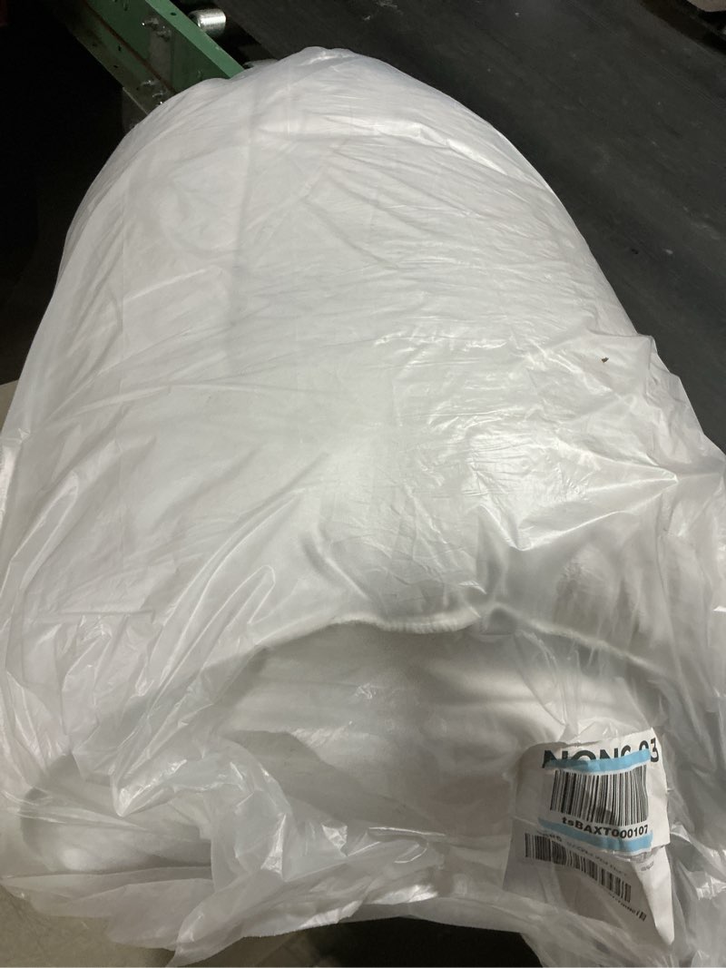 Condition photo showing As Is for ultra soft king size mattress topper - viscose made from bamboo pillow top mattress pad for back pain relief - naturally cooling for hot sleepers, green green king