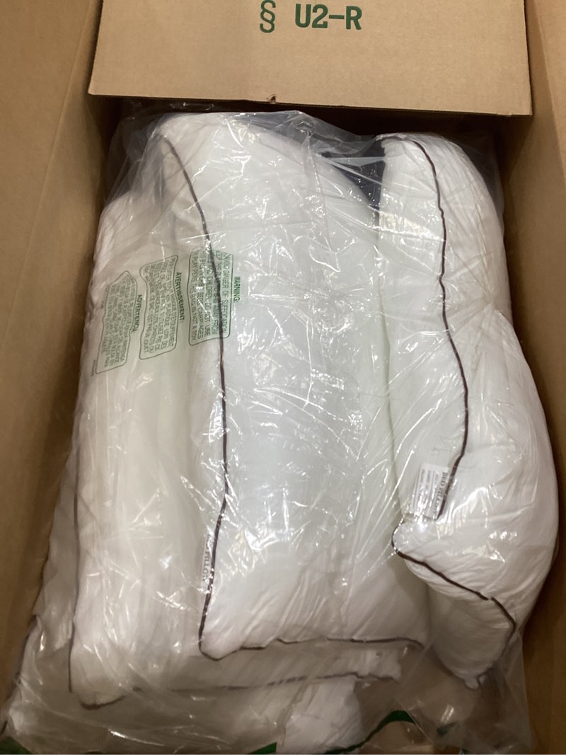 Condition photo showing As Is for JOLLYVOGUE Cooling and Supportive Pillows for Side and Back Sleepers, Down Alternative Hotel Collection Sleeping Pillow, Queen (Pack of 4), White White Queen (Pack of 4)