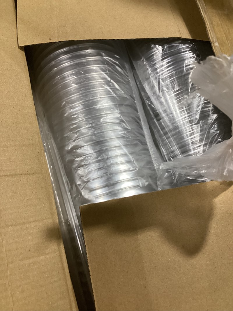 Condition photo showing Good Condition for alaeseje 100 pack clear plastic cups with lids and straws,12 oz disposable iced coffee cups,pet crystal cups,round bottom to go cup for iced coffee juice smoothie cold beverage 12.0 ounces 100