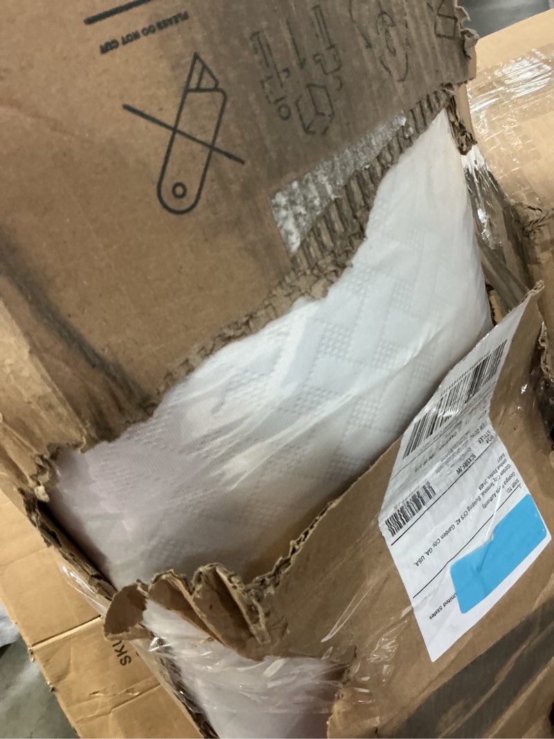 Condition photo showing New/Like New for Zinus 8 Inch Full Cooling Essential Memory Foam Mattress [NewVersion], Fiberglass Free, Medium Feel, Breathable Cooling Layers, Certified Safe Materials White Full 8" Cooling (New Box)