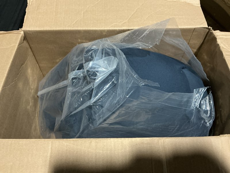 Condition photo showing Good Condition for cottebed warm comforter queen size sherpa comforter set fuzzy bedding comforters washable cotton fleece down alternative lightweight comforter and pillow shams(dark navy blue,full/queen) dark navy blue full/queen(sherpa)