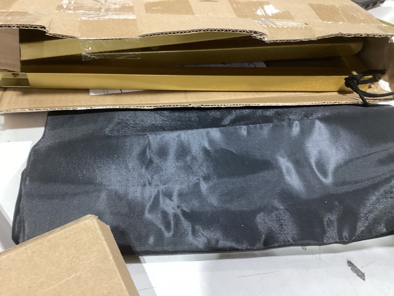 Condition photo showing Good Condition for Wedding Sign Stand -3 Colors, Adjustable Gold Sign Stand | Fabric Display, Wedding Welcome Sign Stand, Indoor/Outdoor Display Stand (Gold)