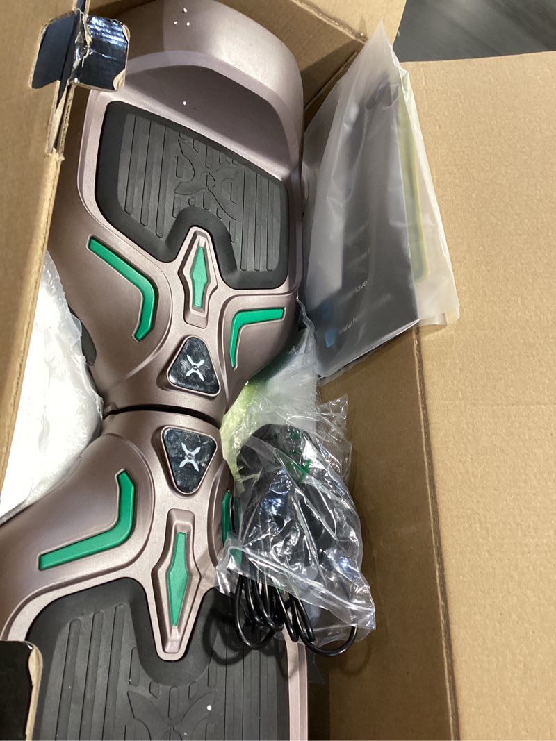 Condition photo showing As Is for Hover-1 Superfly Electric Self Balancing Scooter with 7MPH Top Speed, 6 Mile Range, Long Lasting Li-Ion Battery - 5HR Full Charge, Built-In Bluetooth Speaker - Rider Modes: Beginner to Expert