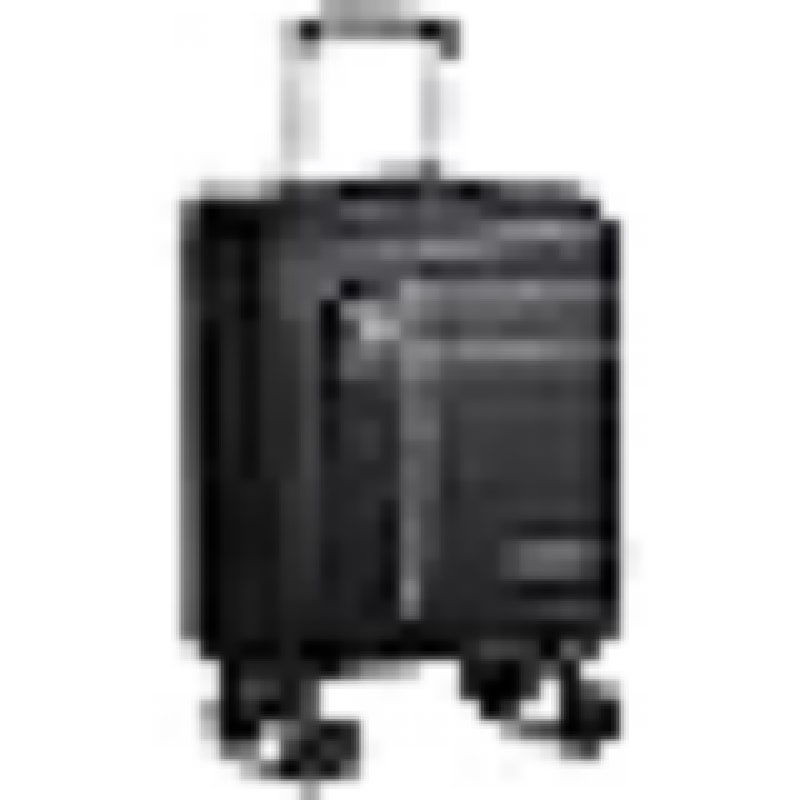 Softside Carry on Luggage Airline Approved, 17 Inch Underseat Carry-on Luggage with Removable Spinner Wheels, Small Personal Item Suitcase for Travel Business (Black, 17 inch_Underseat)