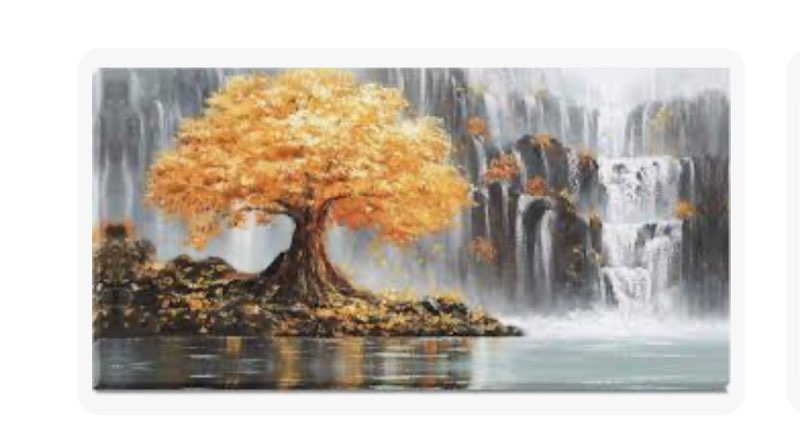 Tree Canvas Wall Art 40x20 