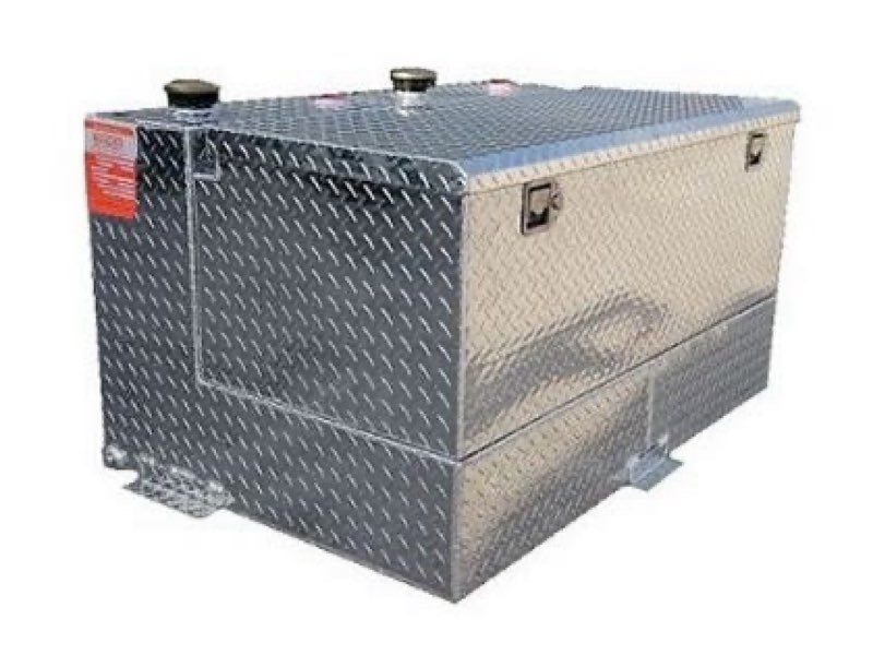 SIMILAR TO STOCK PHOTO.. 91 Gallon Split Refueling Tank/Toolbox Combo