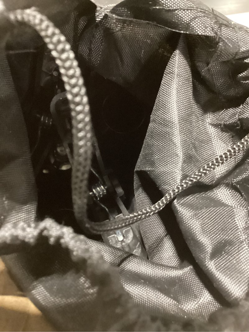 Condition photo showing As Is for T-Shape Portable Background Backdrop Support Stand Kit 6.5ft Wide 8.5ft Tall for Video Studio Photography with 4 Spring Clamps and Carrying Bag