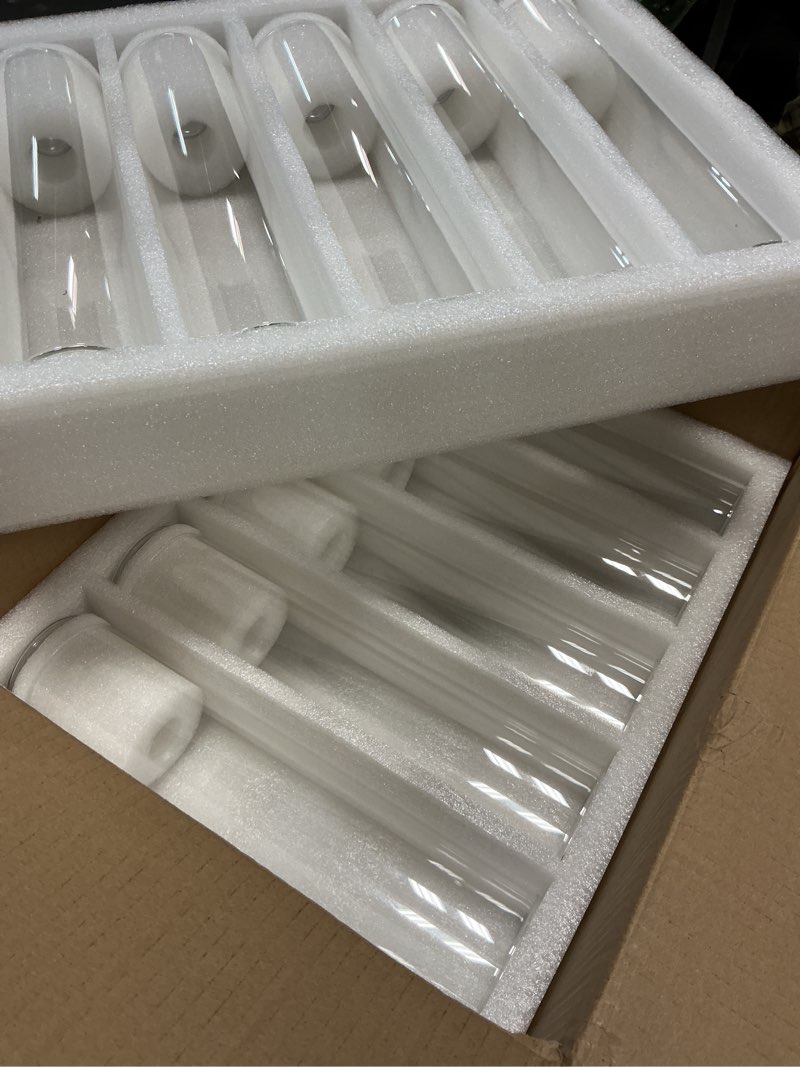 Condition photo showing Good Condition for hurricane candle holder thickened cylinder covers 10 pcs taper candle sticks holder glass tall candlesticks holders centerpiece for wedding dining table clear 10