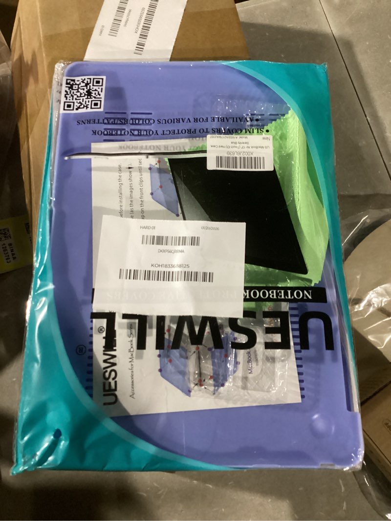 Condition photo showing Good Condition for UESWILL 2022 2021 MacBook Air 13 inch Case A2337 M1 A2179 A1932, Hard Shell Case Cover Compatible with MacBook Air 13 inch with Retina Display & Touch ID (2018-2022), Serenity Blue