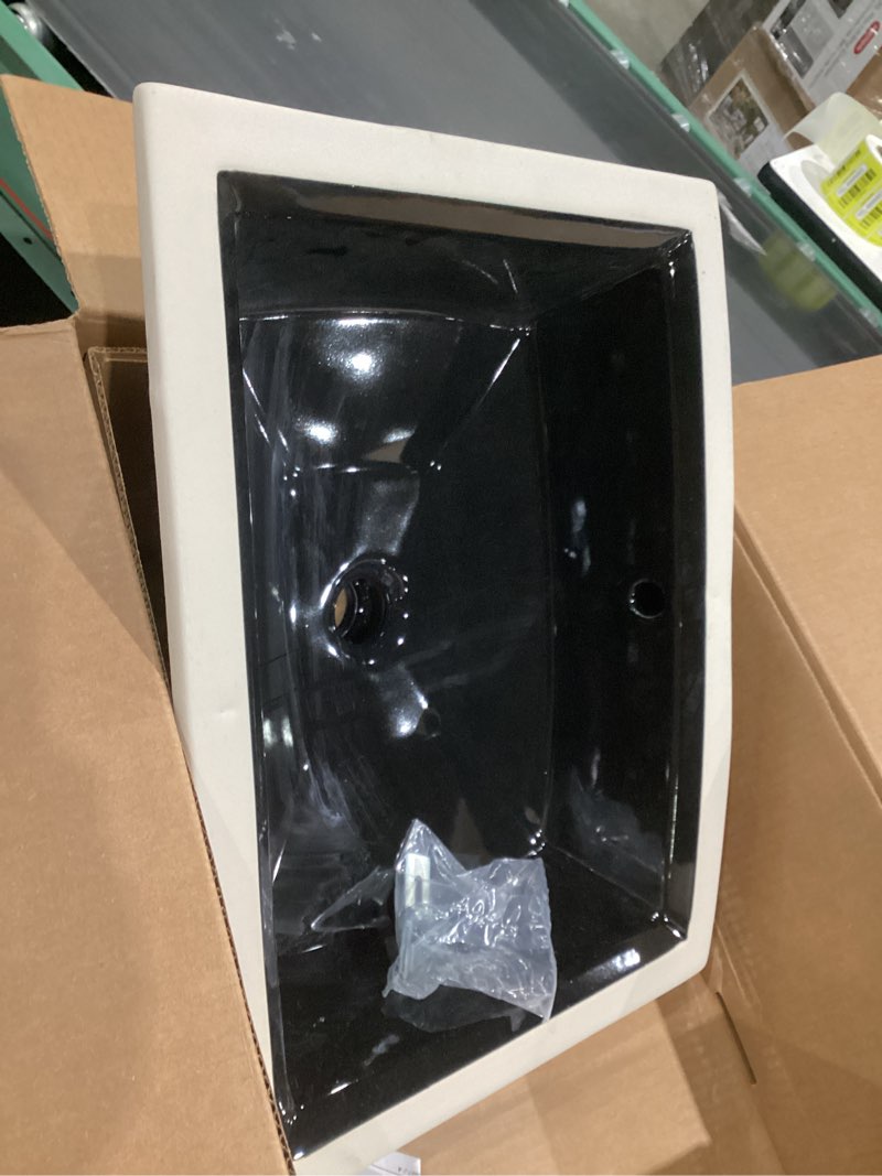 Condition photo showing Good Condition for kohler k-2355-7 archer undercounter bathroom sink, black black