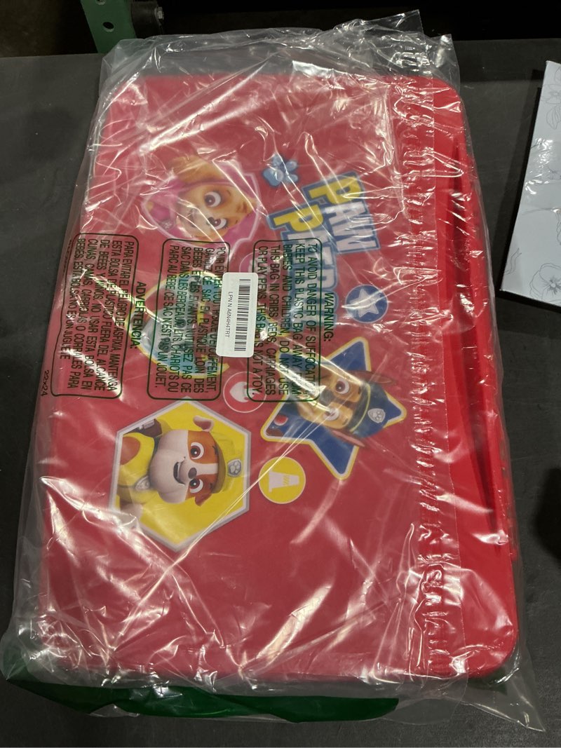 Condition photo showing Good Condition for Paw Patrol Kids Lap Desk with Storage - Folding Lid and Collapsible Design - Portable for Travel or use in Bed at Home - Great for Writing, Reading or Other School Activities