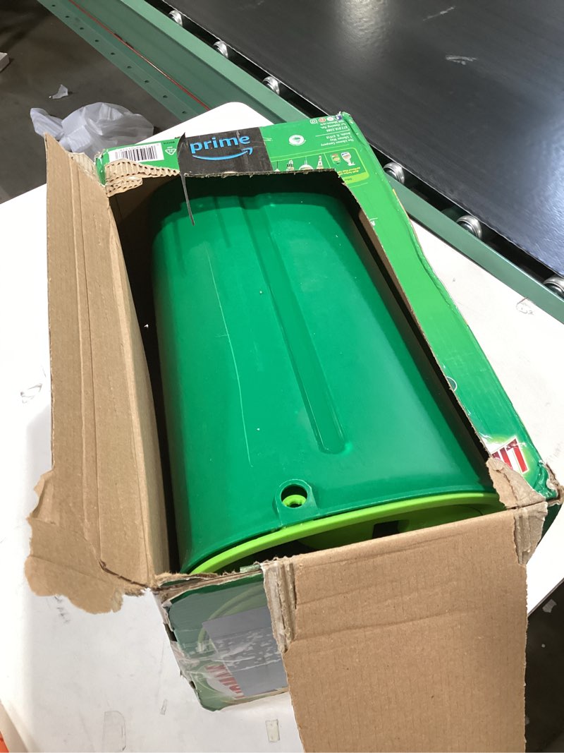 Libman Rinse 'n Wring Mop and Bucket System | Microfiber Floor Mop | Hardwood Floor Cleaner | Wet & Dry Mop | Clean & Dirty Water Chambers | Power Blades | 2 Total Microfiber Pads,Green INCOMPLETE 