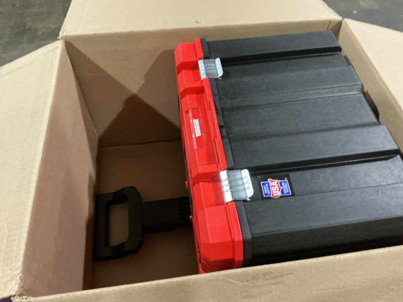 Condition photo showing As Is for craftsman versastack 17.126-in metal wheels lockable tool box