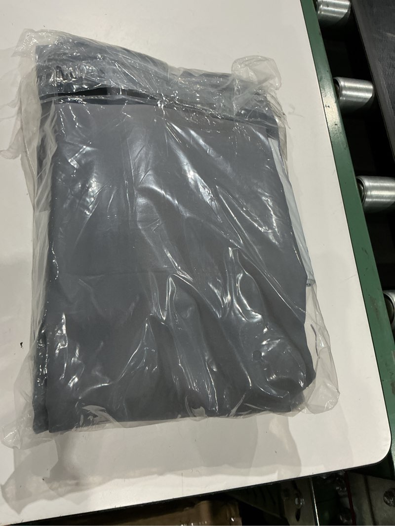 Condition photo showing Good Condition for estelar textiler grey and greyish white blackout ombre curtains 63 inch length for living room, full light blocking drapes window gray panels with grommets for bedroom, 52x63 inch, 2 panels grey and greyish white 52"w x 63"l (pack of 2)