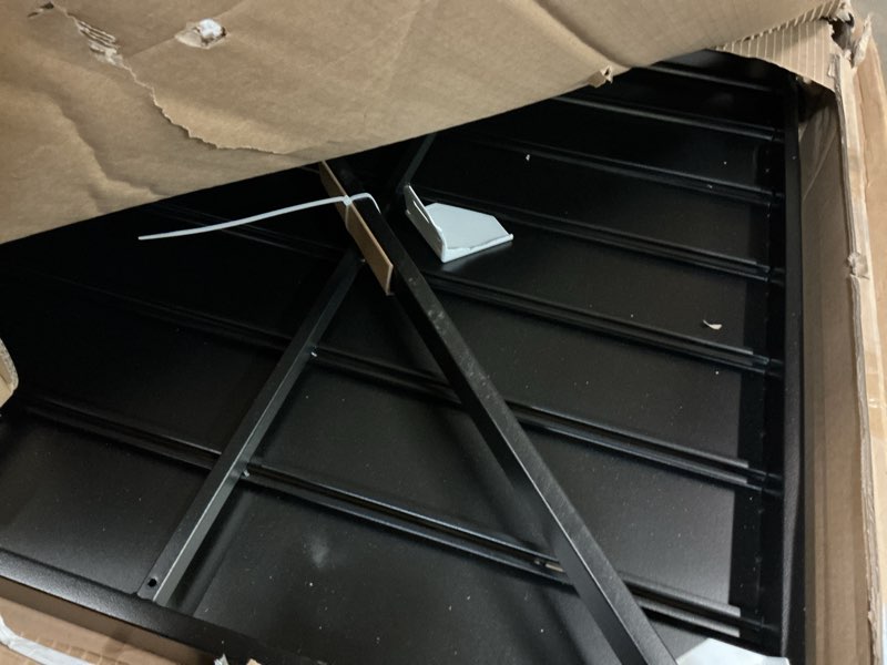 Condition photo showing Good Condition for my texas house cambria 67" steel outdoor dining table, black