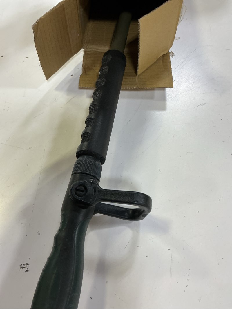 Condition photo showing As Is for orbit 58674z front trigger 10 pattern turret wand with ratcheting black 10 multi-pattern