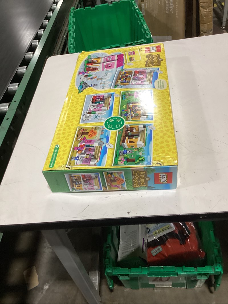 Condition photo showing New/Like New for lego animal crossing creative houses: seasons of fun building toy - pretend play set for girls & boys, ages 7+ - create 2 houses w/1 set of building blocks for kids - gift idea for birthdays -77057