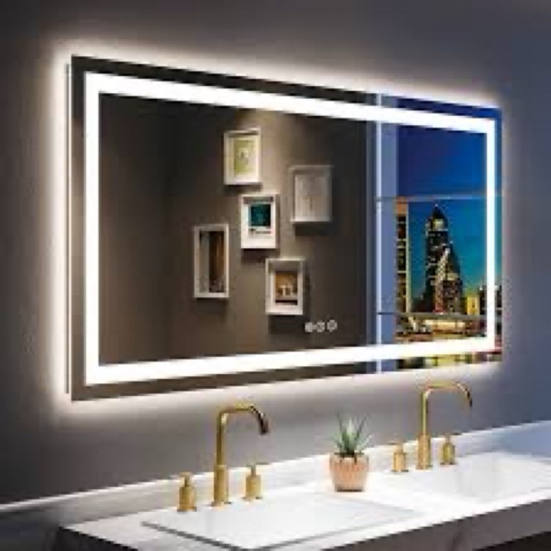 led bathroom mirror 30°x55* 