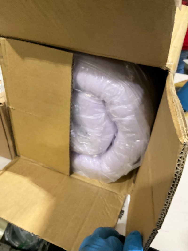 Condition photo showing Good Condition for 4 Inch Egg Crate Twin XL Memory Foam Mattress Topper, Cooling Gel Infused Foam Mattress Topper for Pressure Relief, CertiPUR-US Certified Twin XL Bed Topper, Purple, 38"×80" 4 Inch Twin XL Purple