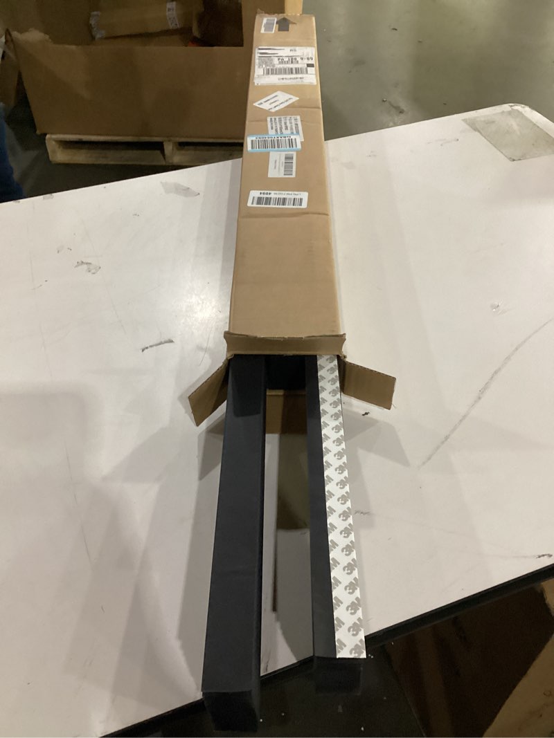 Condition photo showing As Is for myshade 6 pack temporary blackout paper shades for windows,paper pleated blinds with adhesive,no tools no drilling free cut size temporary room darkening shades(black, 36" w x 72" h) black 36"w*72"h - 6 pc