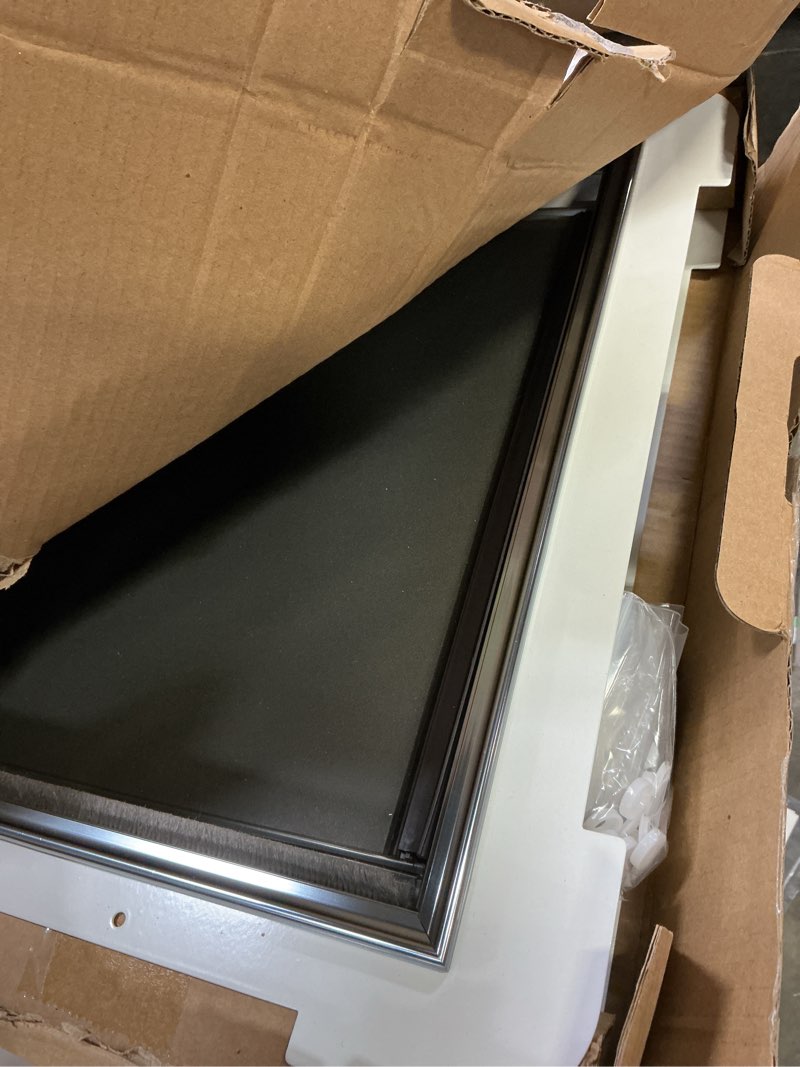 Condition photo showing Good Condition for 3-Flaps Never Rust Extra Large Dog Door for Door with Sliding Lock Panel, Steel Frame and Telescoping Tunnel, Extreme Weather Durable XL Dog Doors for Door (Pets Up to 220 Lbs)